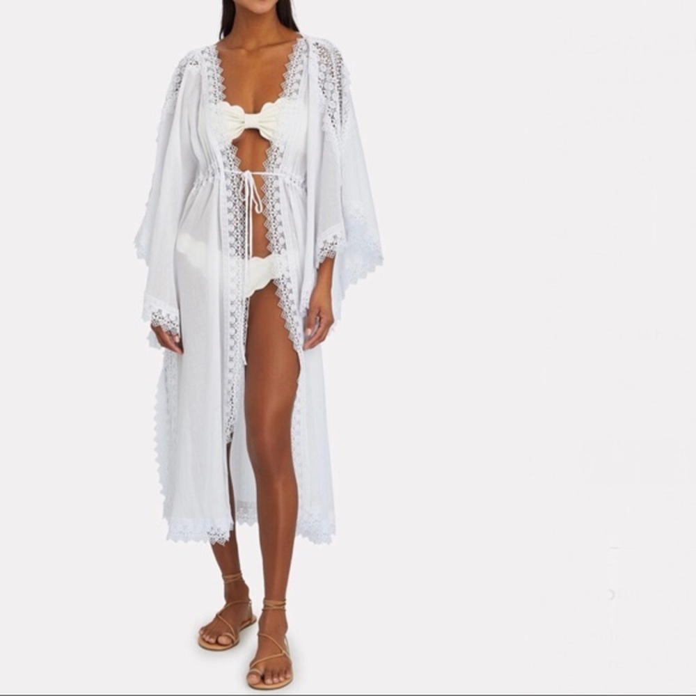 Charlotte Ruiz Angela Tie-Front Kaftan Dress